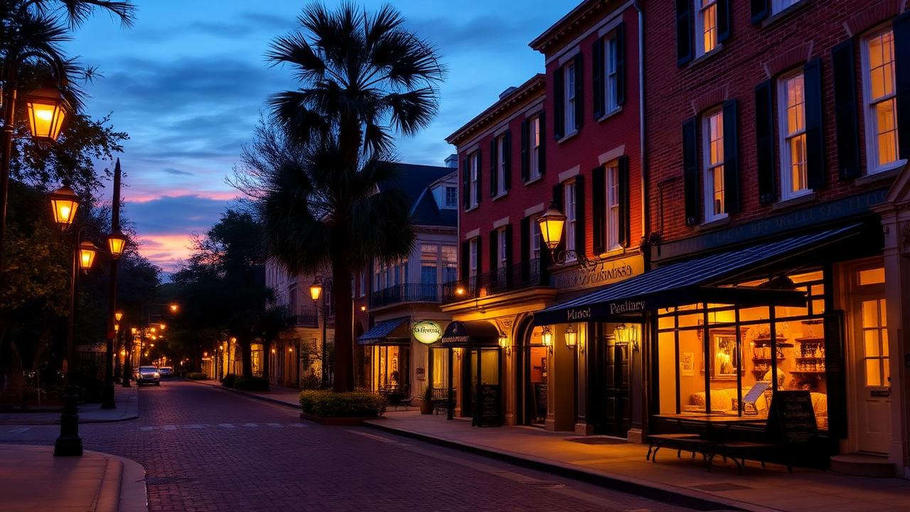 A street in Charleston's historic district near Eli's Table as tourist season approaches